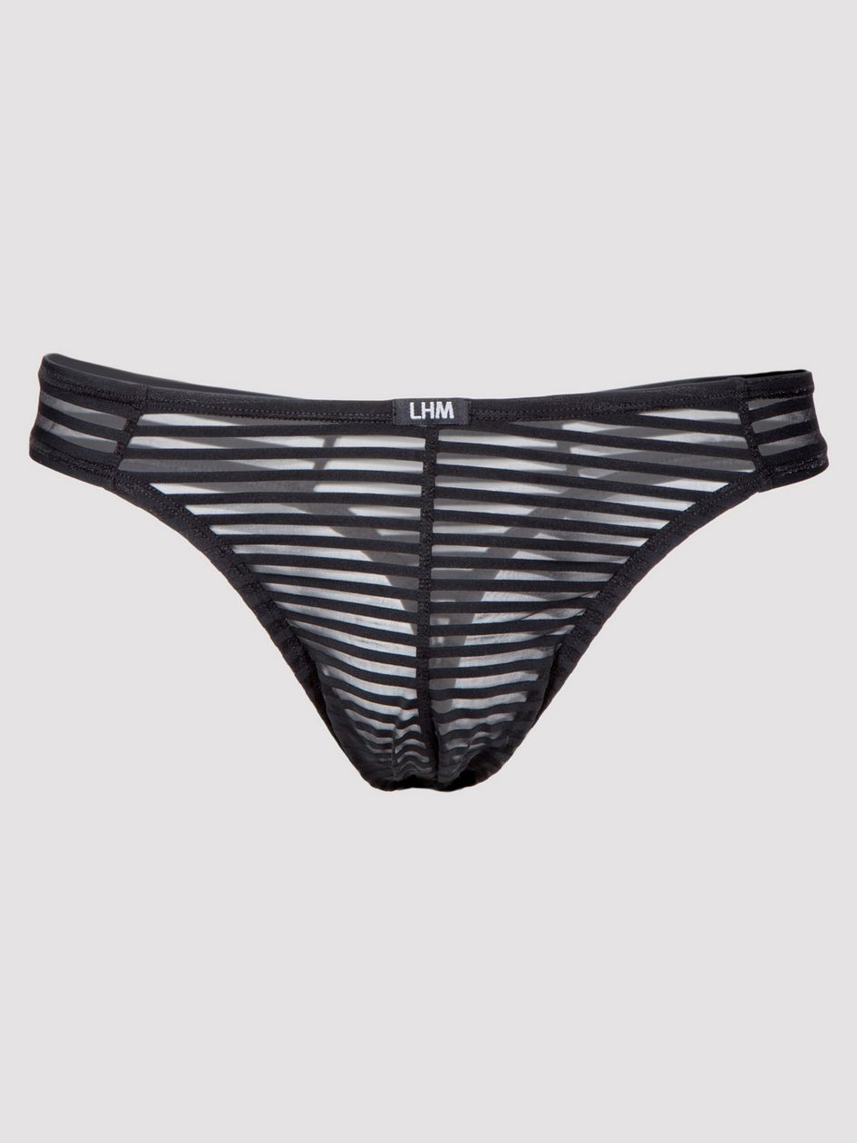 LHM Stripe Mesh Thong