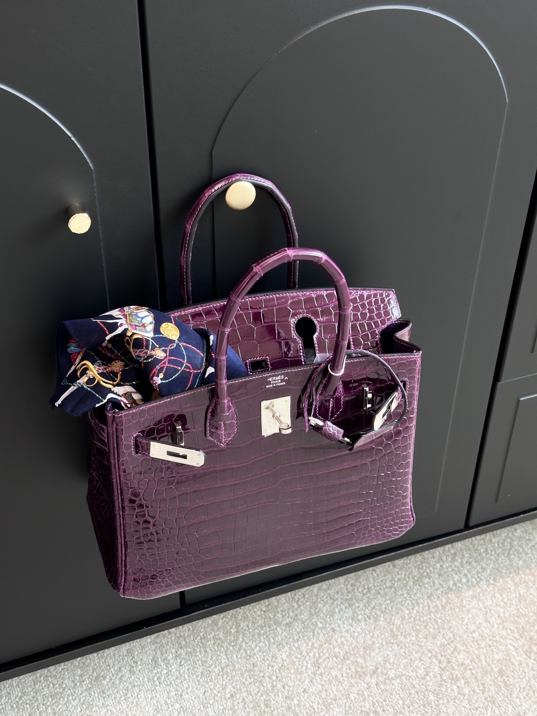 Birkin 25-30cm crocodile leather customization