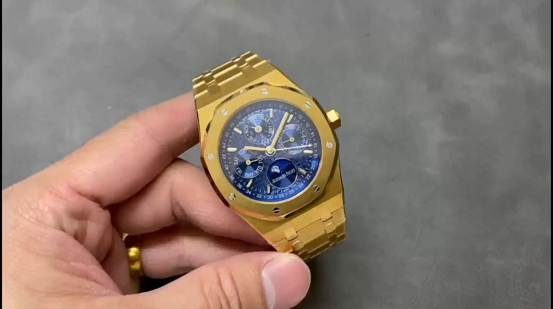 AP Royal Oak 26574BA.OO.1220BA.01 Perpetual Calendar 41 Yellow Gold 1:1 Clone
