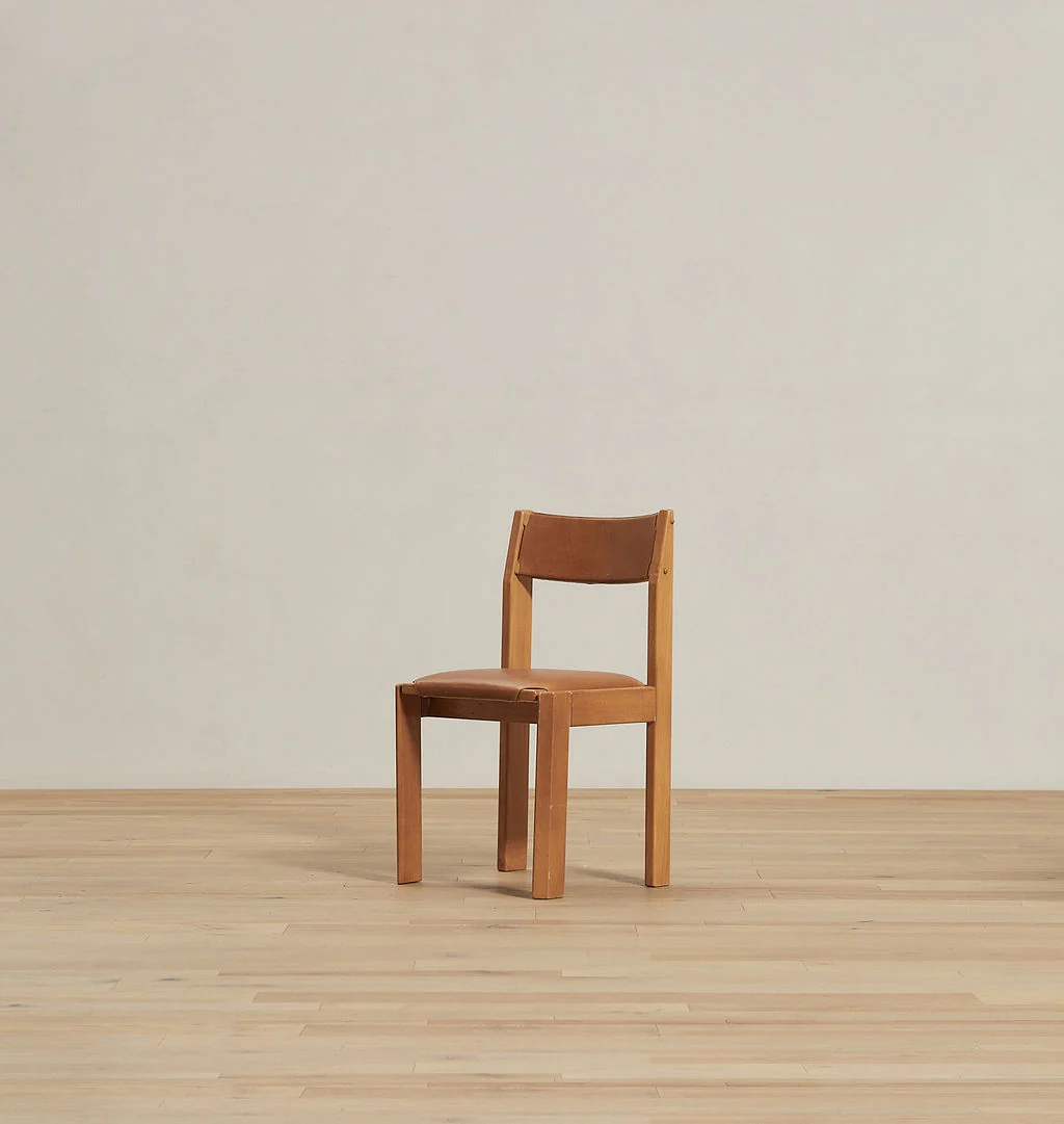 Antique Leather Chair S/4