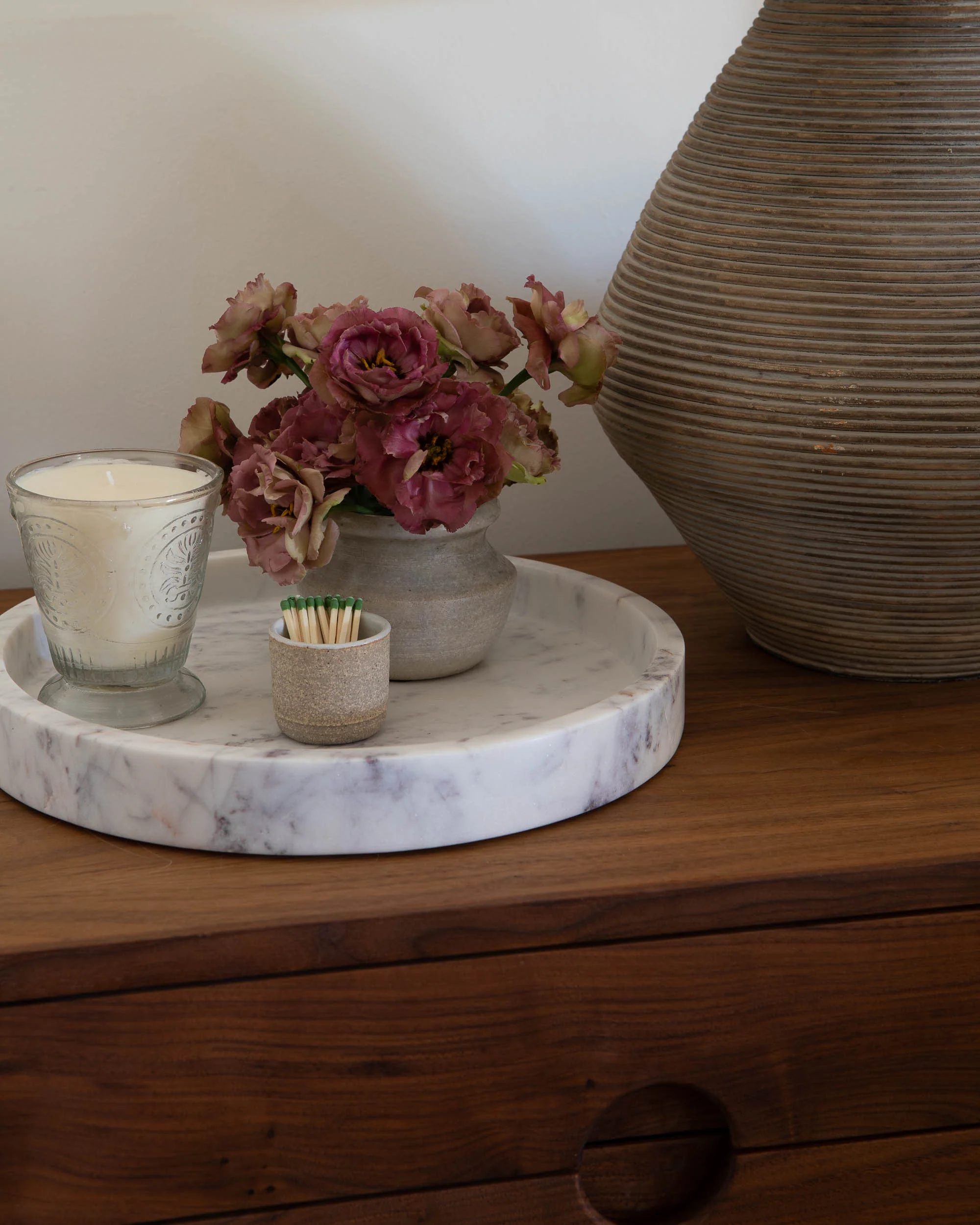 White Marble Vase