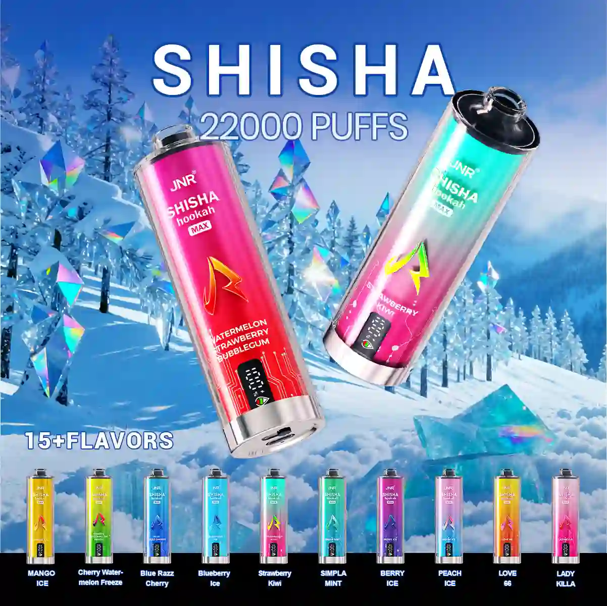 Shisha Max 22000  Puffs Disposable Vape - JNR Vape Puff