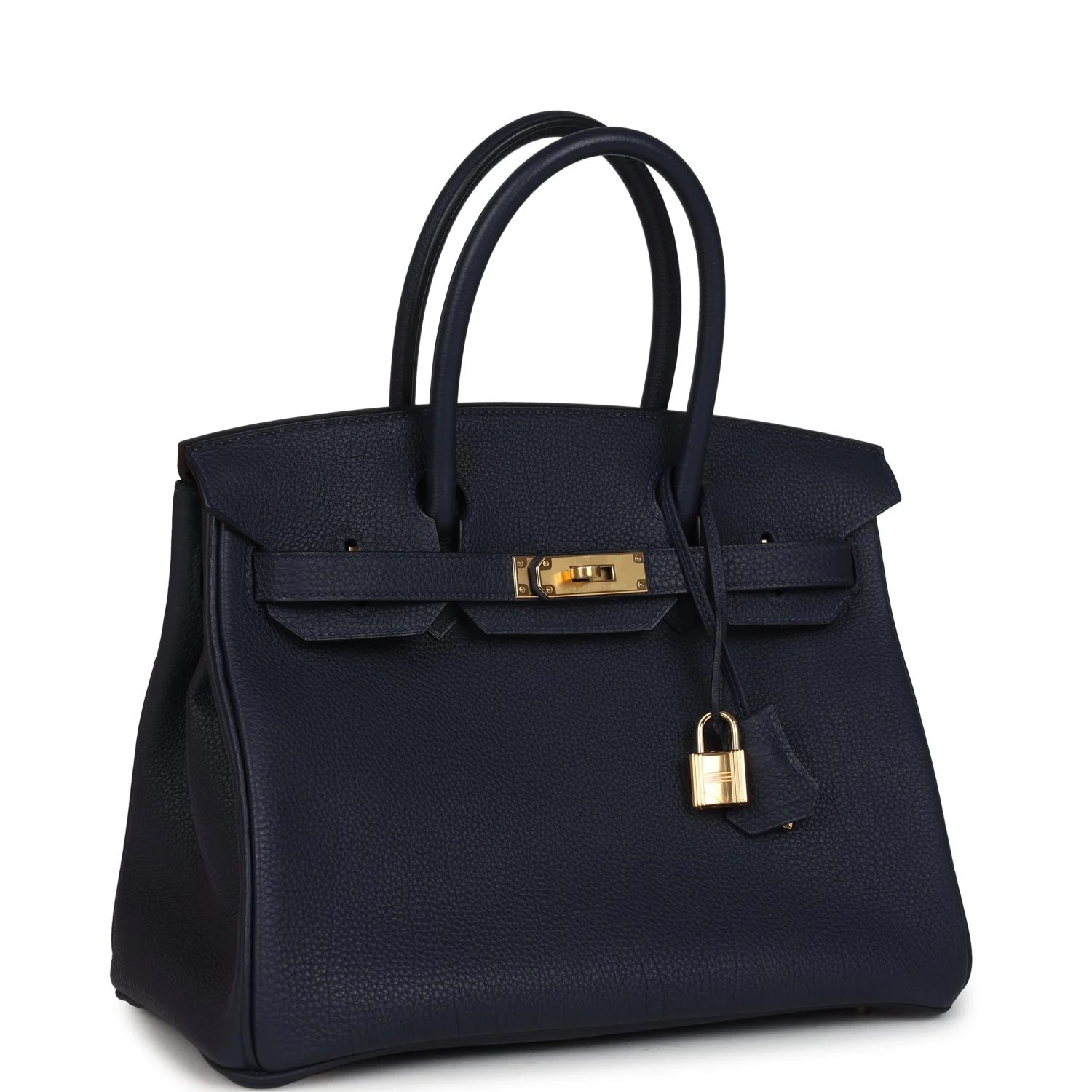 Hermes Birkin 30 Bleu Nuit Togo Gold Hardware