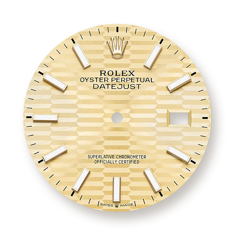 Classic watches DATEJUST 36 Oyster, 36 mm, Oystersteel and yellow gold