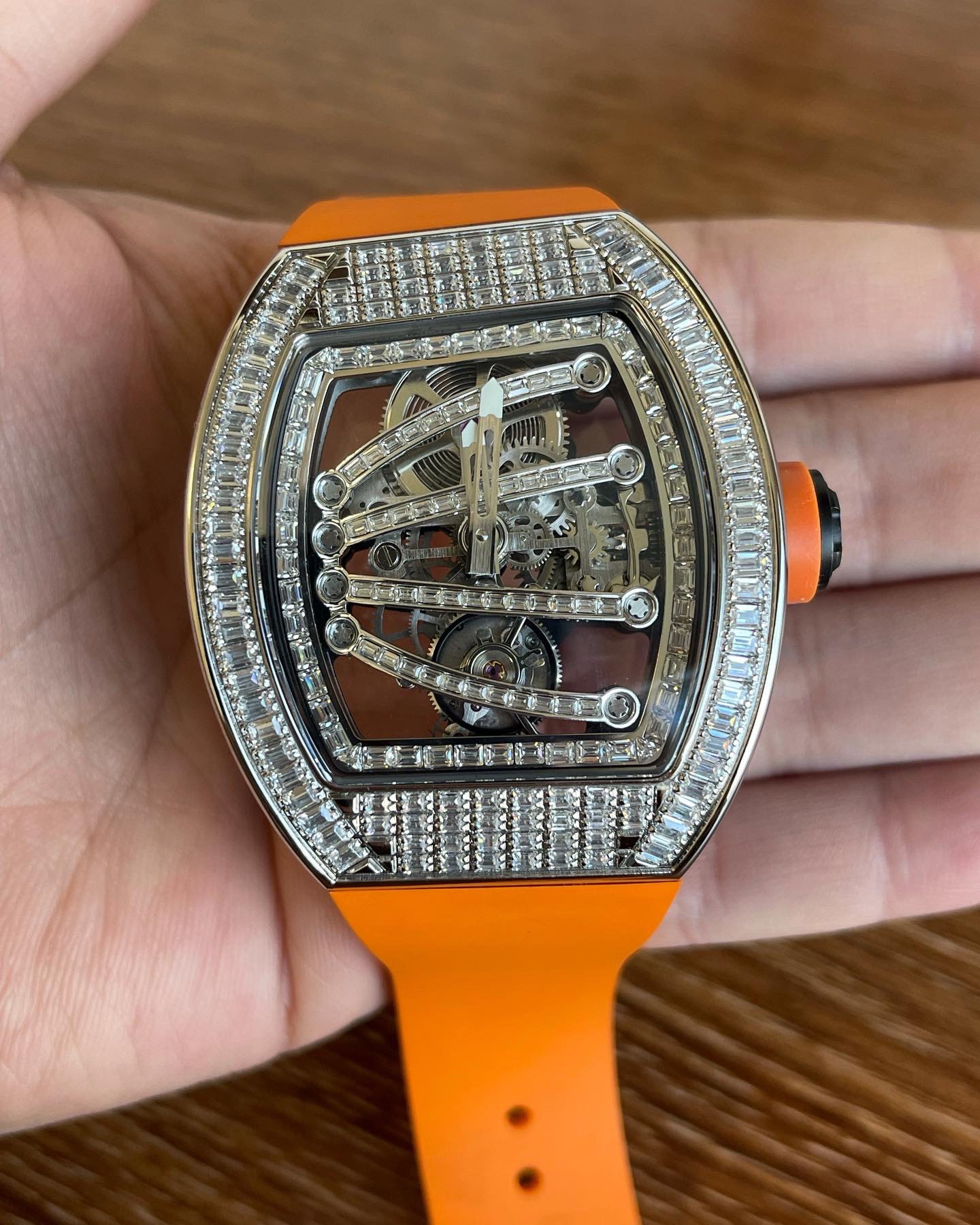 Richard Mille RM 59-01 Tourbillon Diamond Mens Watch