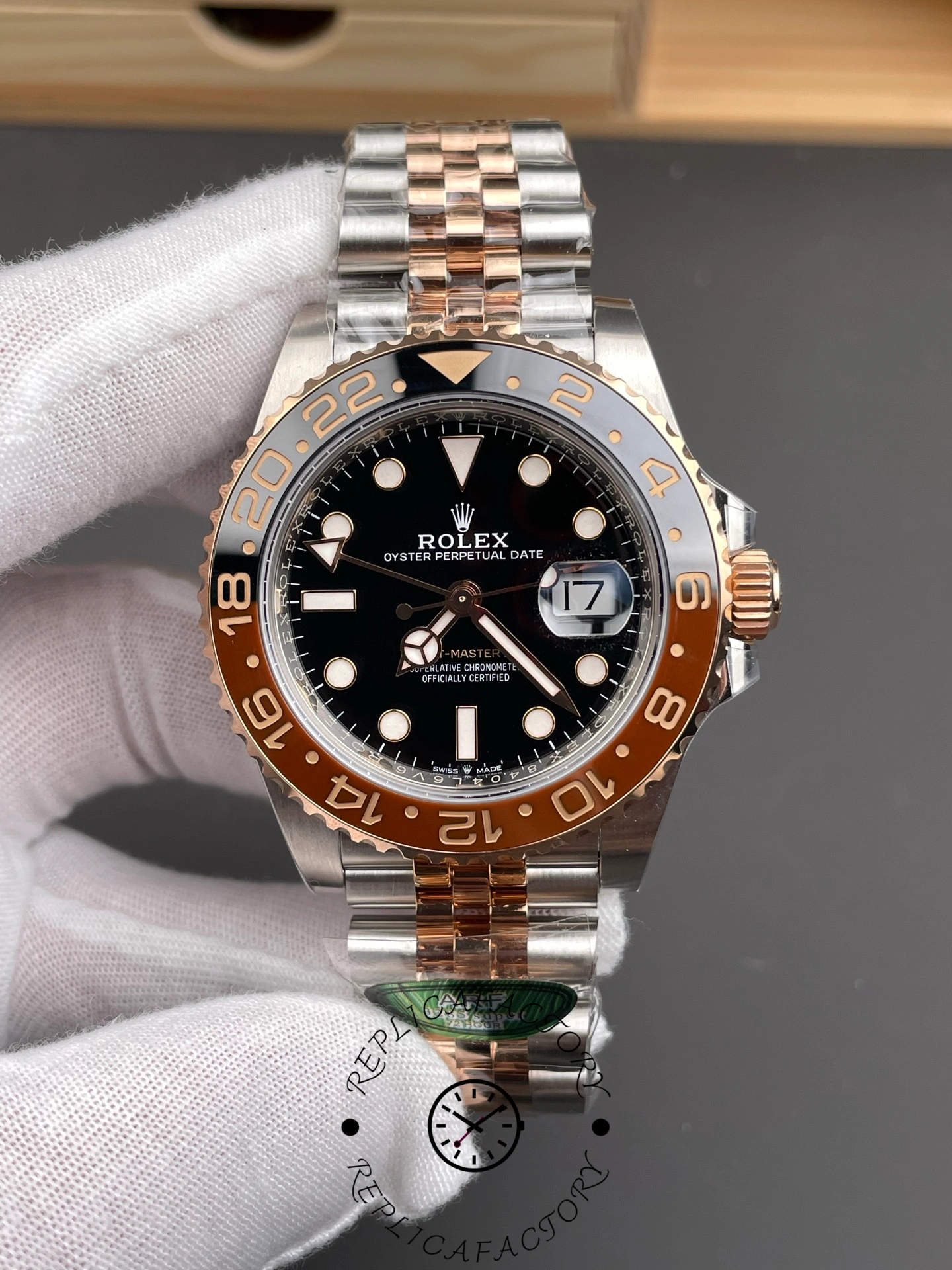 Rolex GMT-Master II 126711CHNR 40 Rose Gold Two-Tone with Jubilee Bracelet
