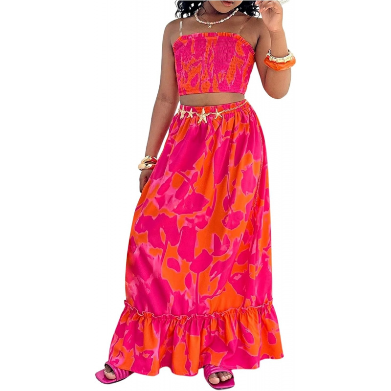 Girl's 2 Piece Vacation Outfit