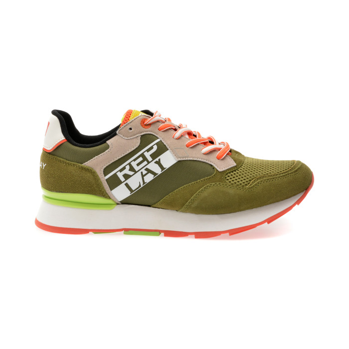 Pantofi sport REPLAY verzi, MS6800L, din material textil