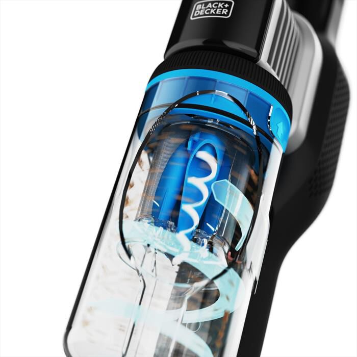 BLACK & DECKER - Scopa elettrica BHFEB520D1-TITANIUM/BLU