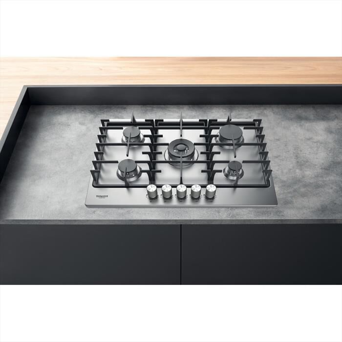 HOTPOINT ARISTON - Piano cottura a gas PPH 75G DF/IX HOB OA 5 fuochi