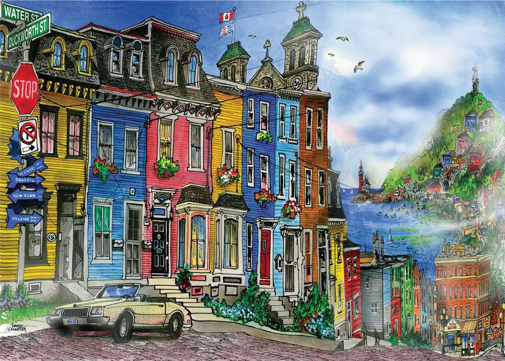 Canadian Collection St. Johns Newfoundland 1000 Piece Puzzle