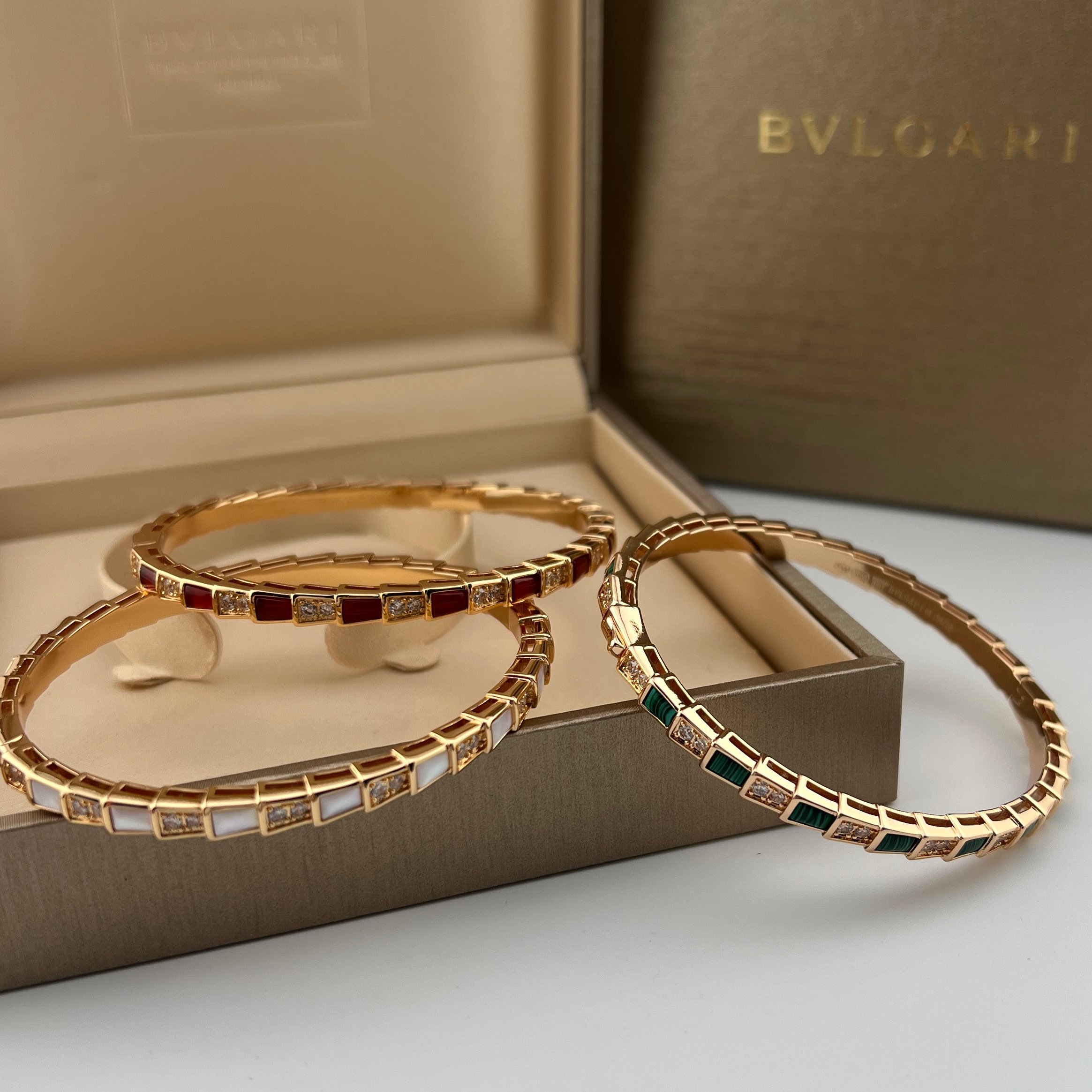 Serpentine full-diamond bracelet - Artisantouchss