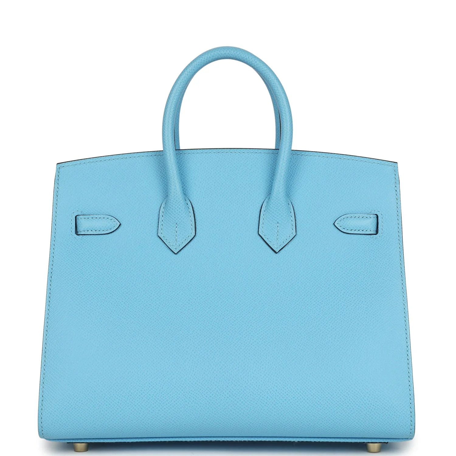 Hermes Birkin Sellier 25 Celeste Epsom Gold Hardware
