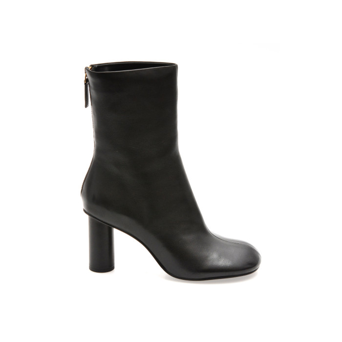 Botine EPICA PREMIUM negre, 00869EB, din piele naturala