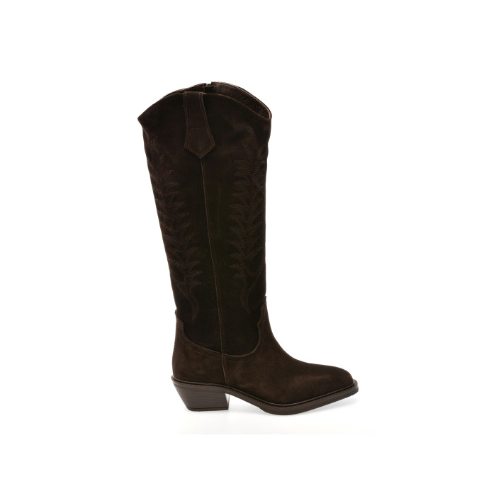 Ciocate elegante EPICA maro, 2881588, din piele intoarsa