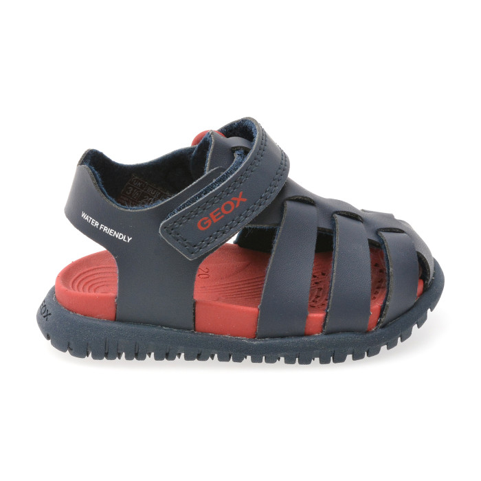 Sandale GEOX bleumarin, B556AA, din piele ecologica
