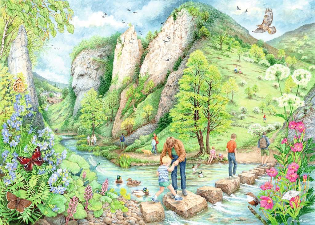 Walking World 2 Dovedale 1000 Piece Puzzle