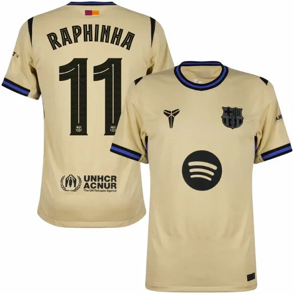 Barcelona Away Raphinha 11 Fan Jersey 2025/26 Official Printing (La Liga)