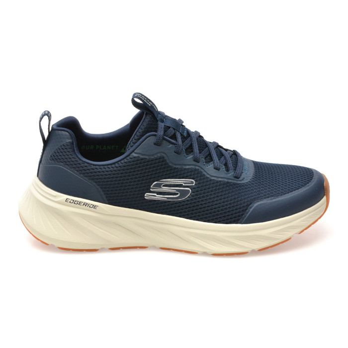 Pantofi sport SKECHERS bleumarin, EDGERIDE, din material textil