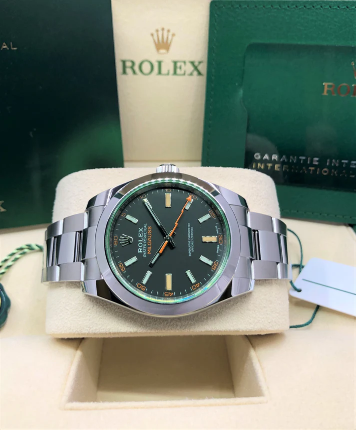 Rolex MILGAUSS Oyster, 40 mm, Oystersteel M116400GV