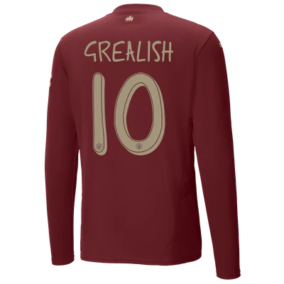 #10 Grealish Manchester City Third Jersey 2024/2025 Long Sleeve