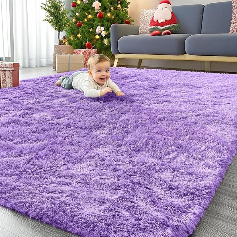 6x9 Machine Washable Large Area Rugs for Living Room, Bedroom