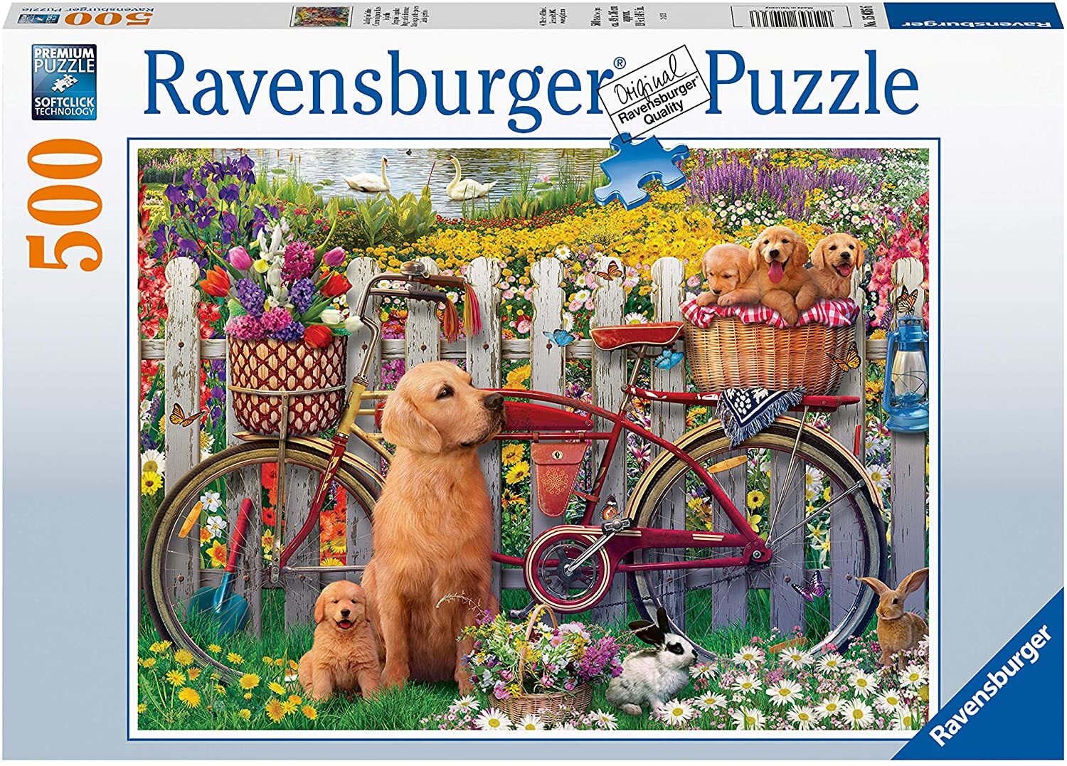 Cute Dogs in the Garden