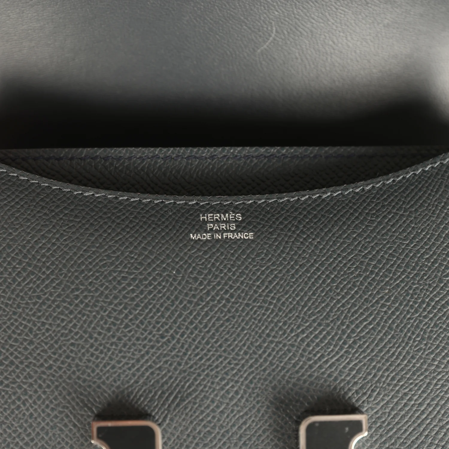 Hermes Constance 18 Gris Misty Epsom Lacquered Palladium Hardware