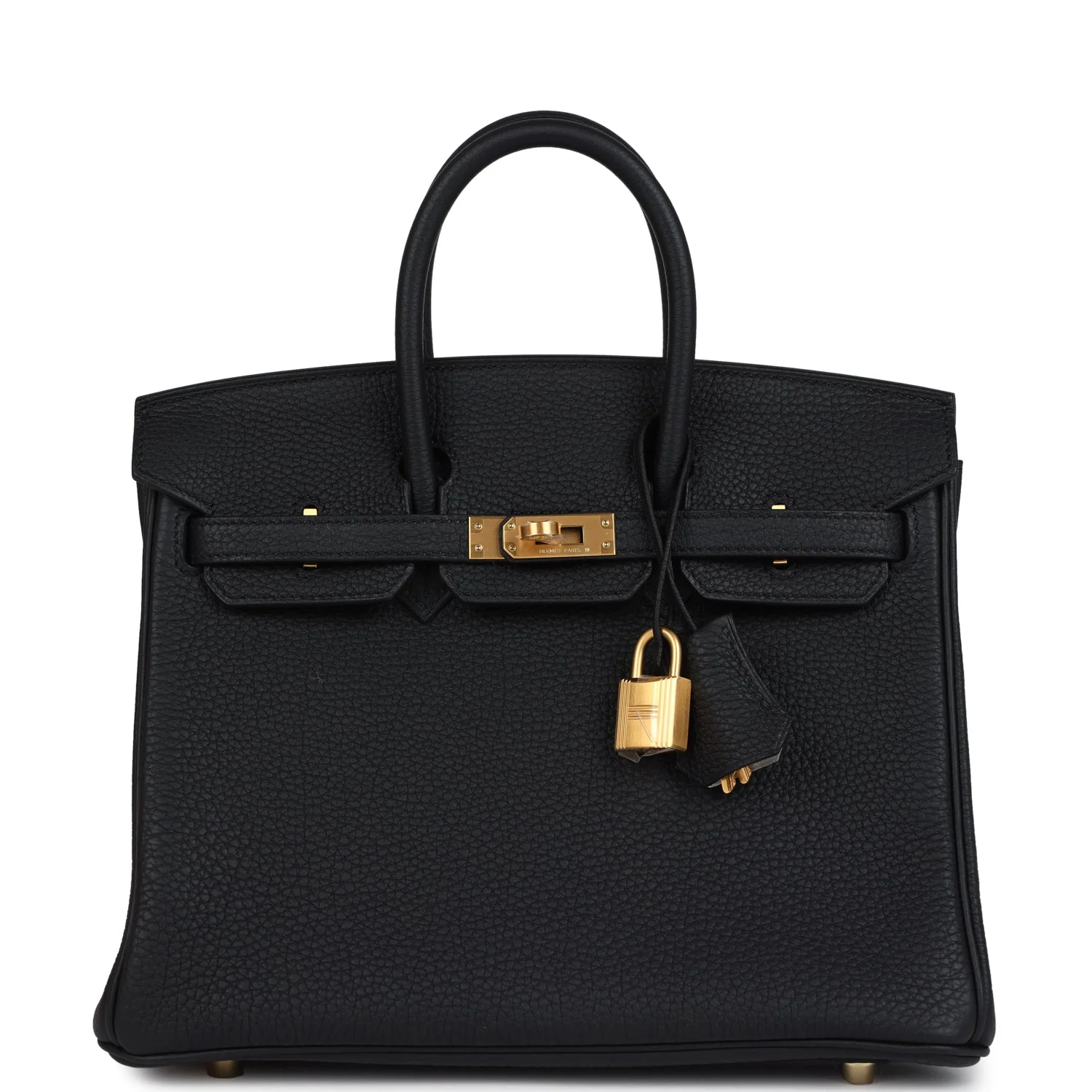 Hermes Special Order (HSS) Birkin 25 Black Verso Togo Brushed Gold Hardware