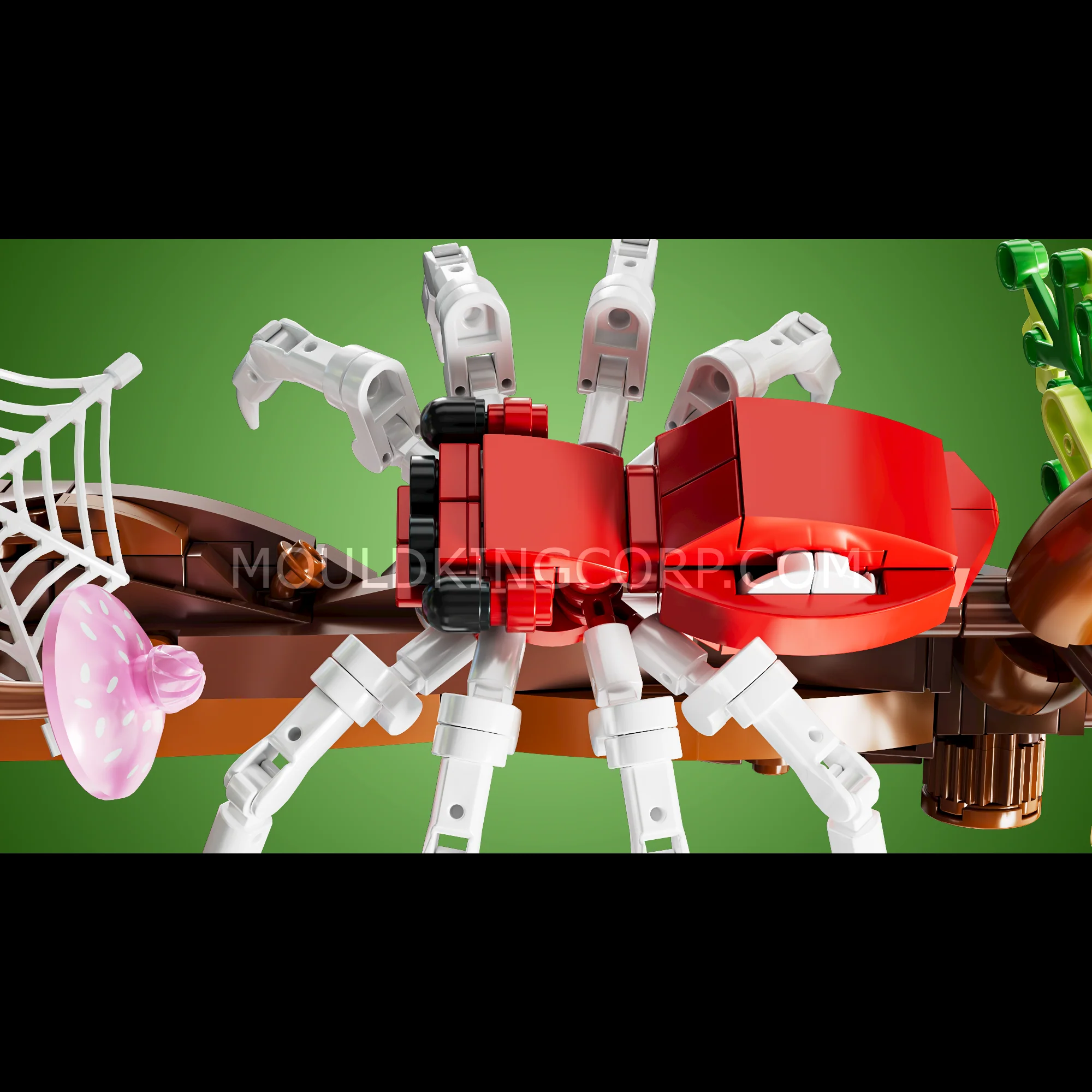 Mould King 10178 Creative Insect Spider on the Web Series Building Set | 407 Pcs