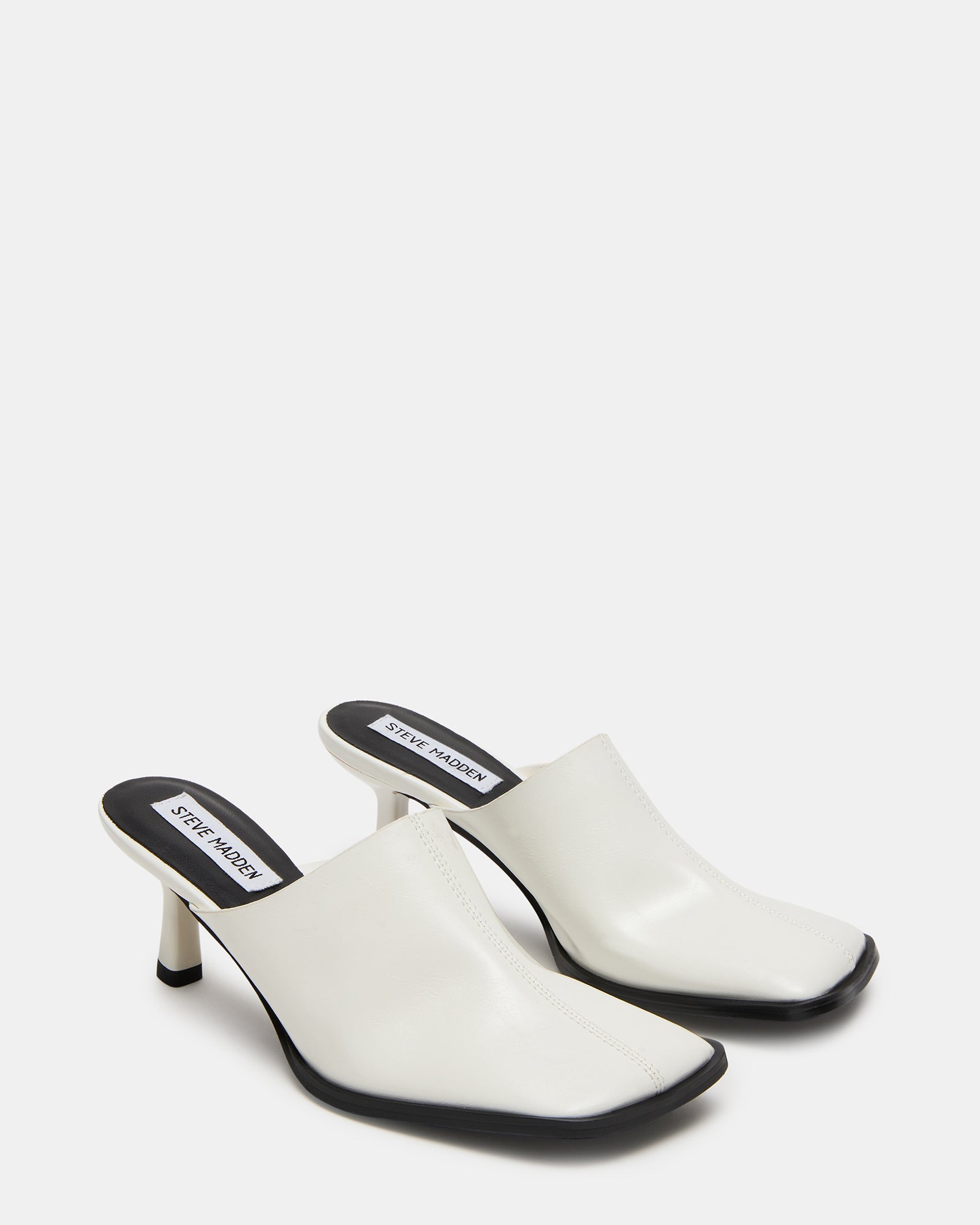 Dempsey White Leather