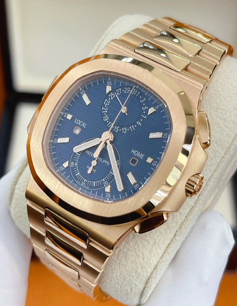 Patek Philippe Nautilus Stainless Steel Blue Dial 5990R