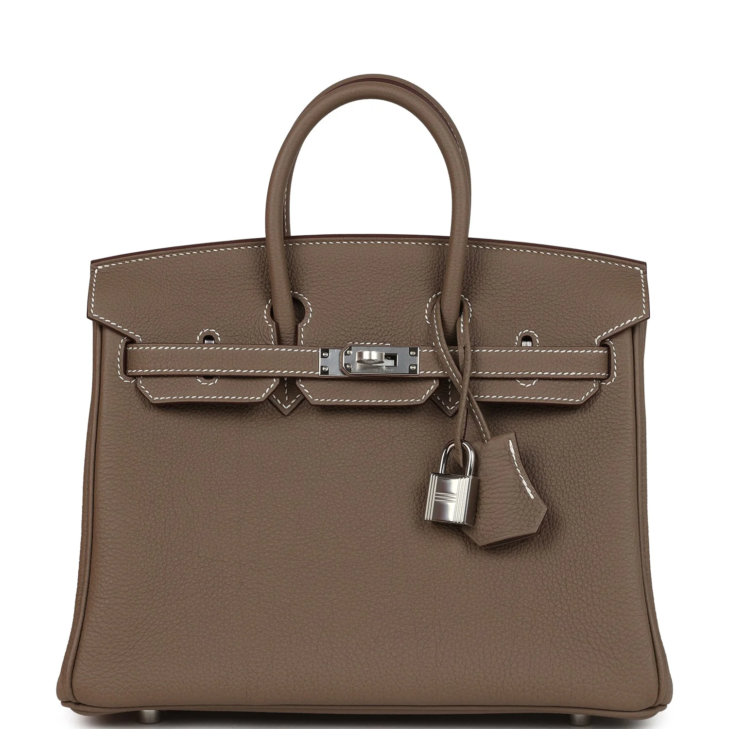 Hermes Birkin 25 Etoupe Togo Palladium Hardware