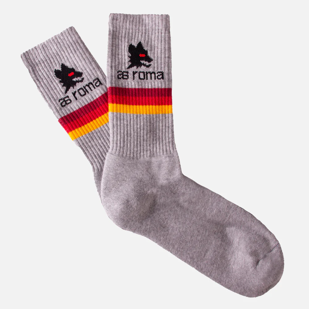 AS Roma Stripes Terry Socks
