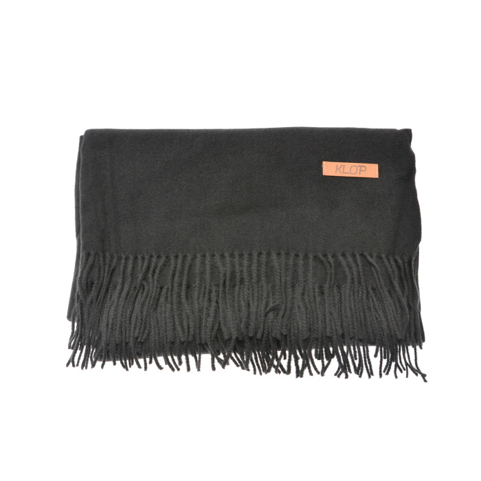 Esarfa KLOP neagra, BC02, din material textil
