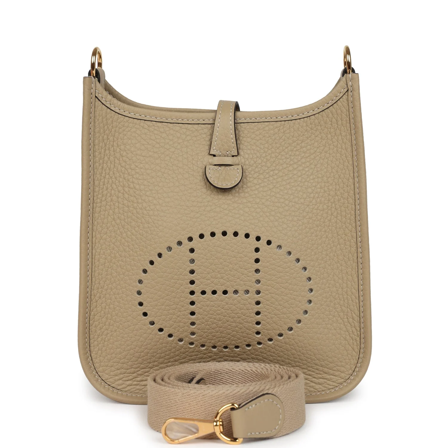 Hermes Evelyne TPM Trench Clemence Gold Hardware