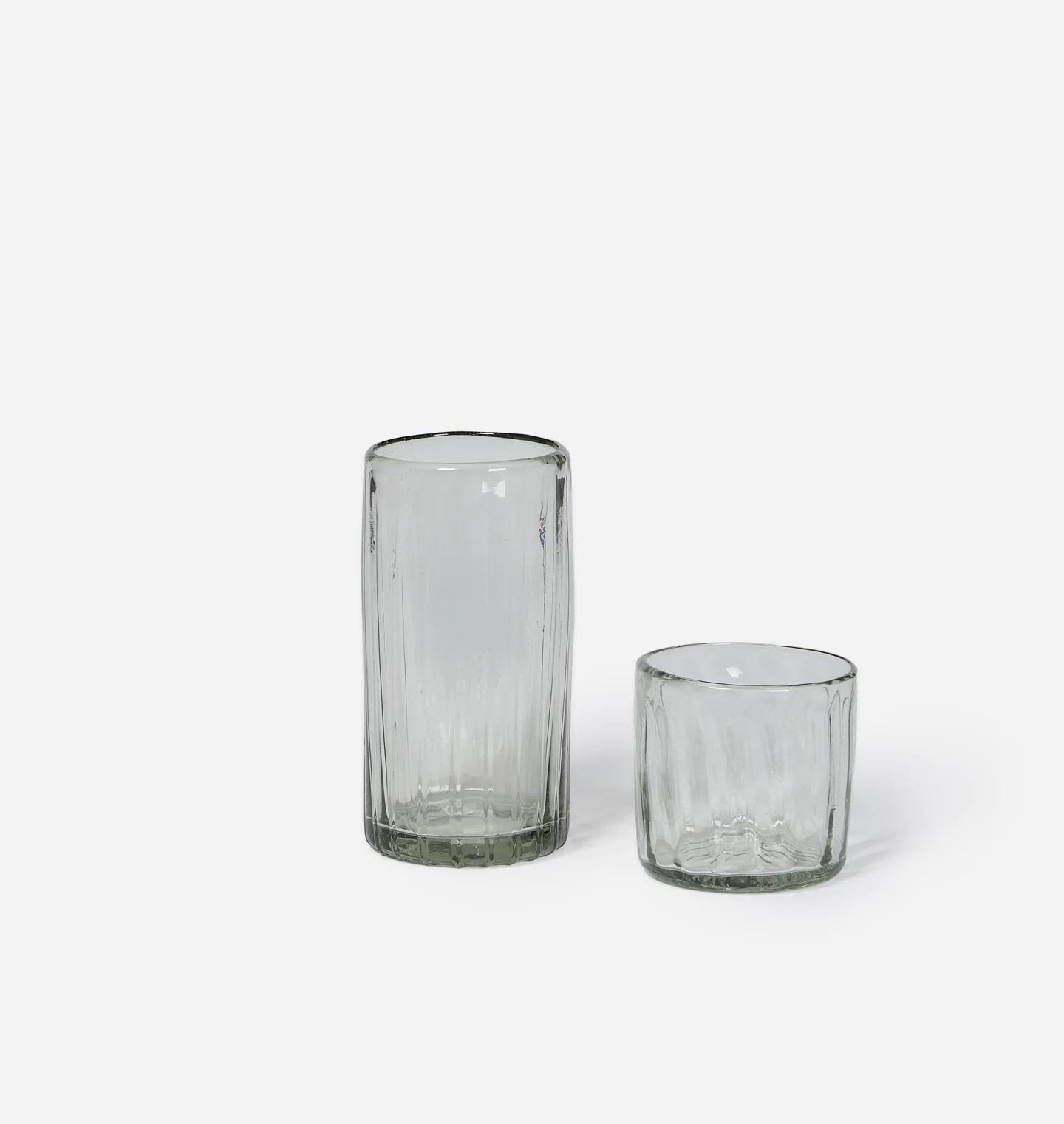 Sucely Handblown Fluted Glass