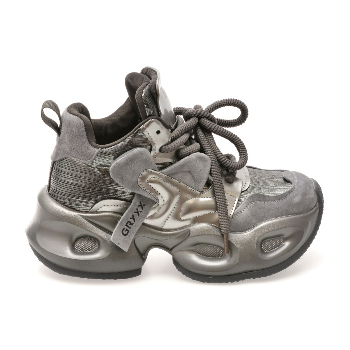 Pantofi sport GRYXX gri, 2568, din material textil