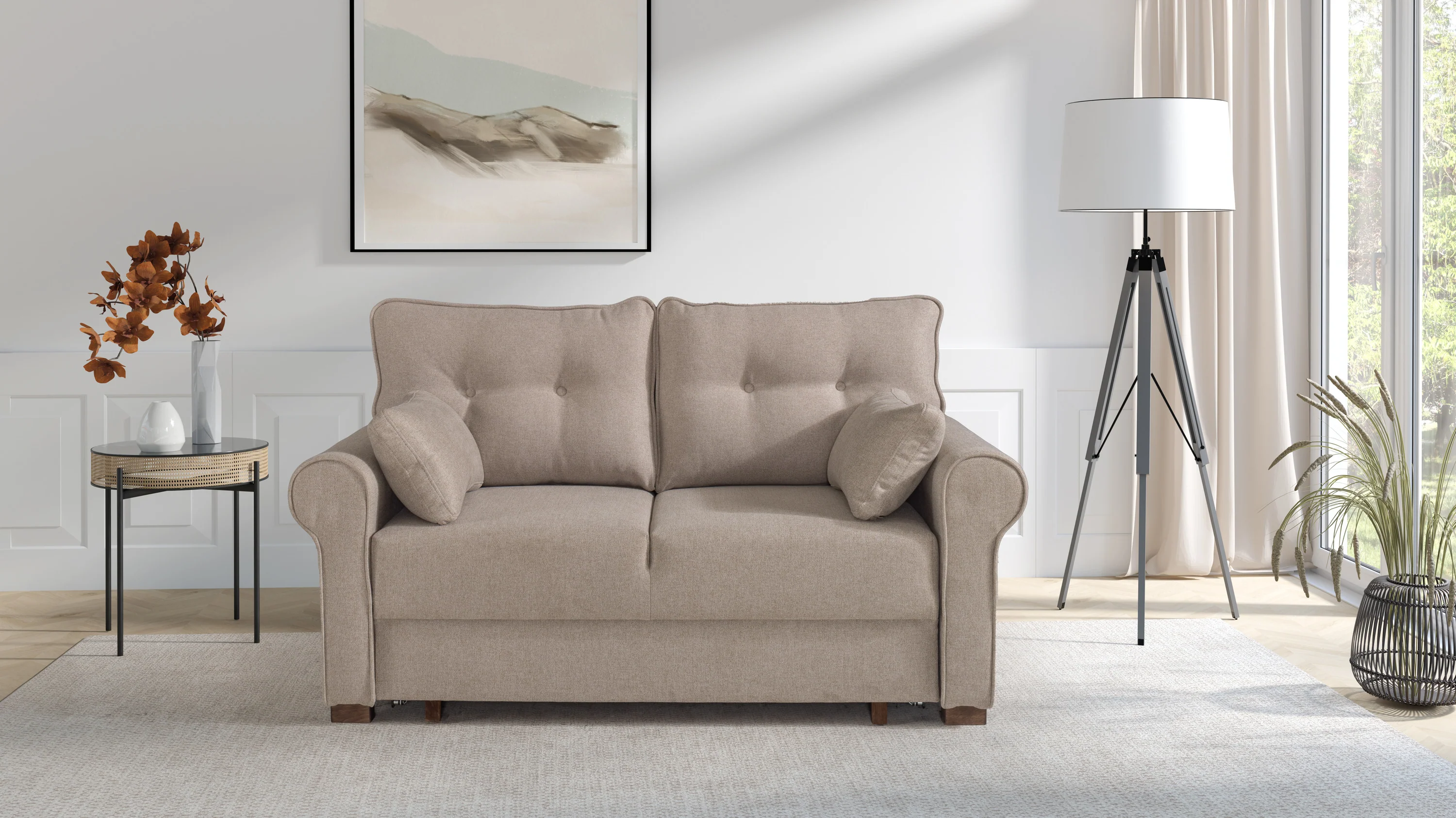Delanie Three-Seater Sofa Bed