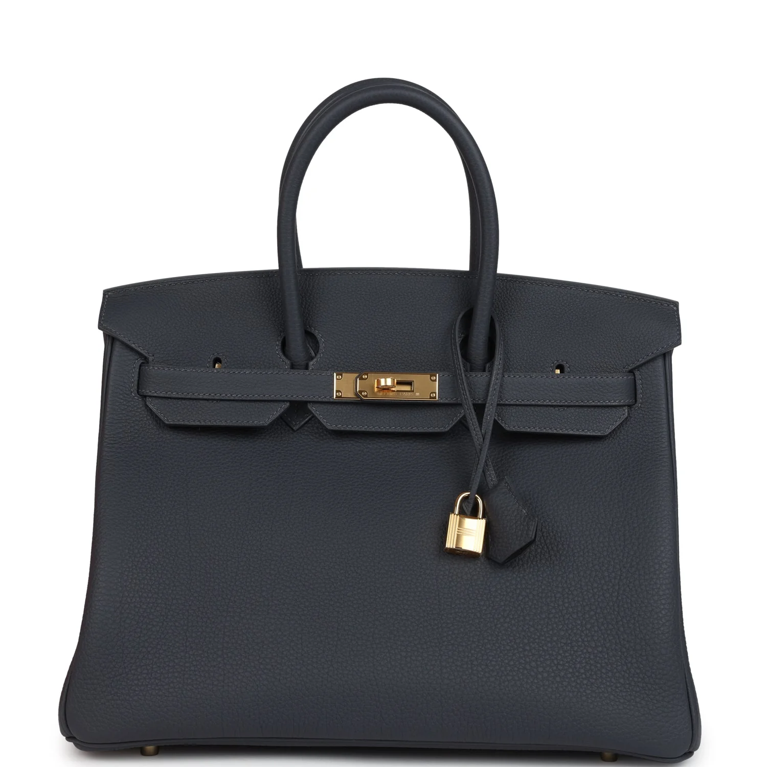 Hermes Birkin 35 Ardoise Togo Gold Hardware