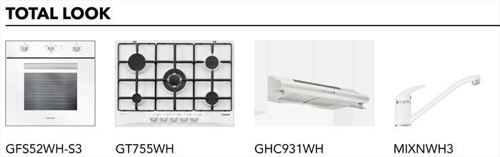 GLEM GAS - Lavello lneare LS286WH 2 vasche-BIANCO