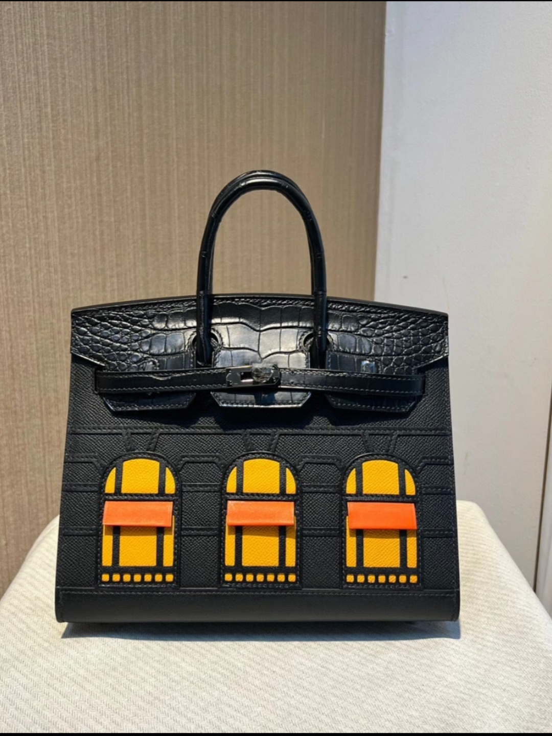 Advanced customization Birkin 25 crocodile skin Black customization