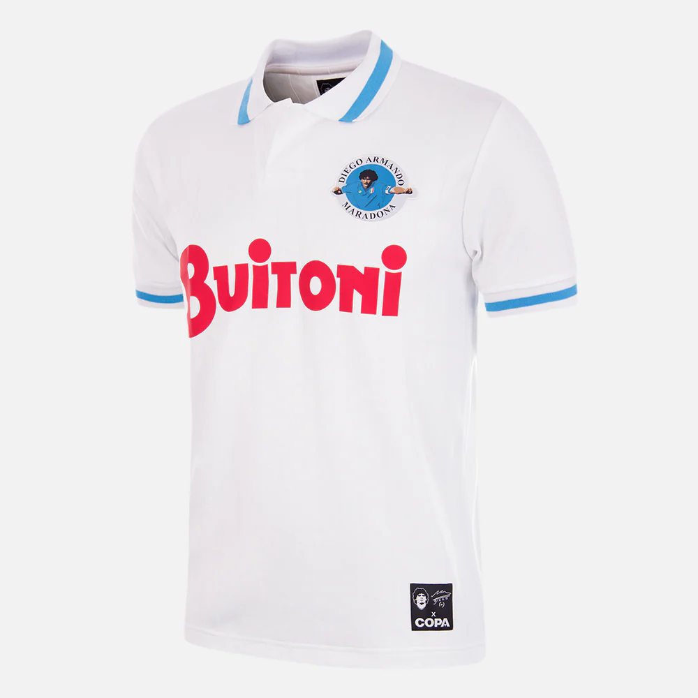 Maradona X COPA Napoli 1986 - 87 Away Retro Football Shirt