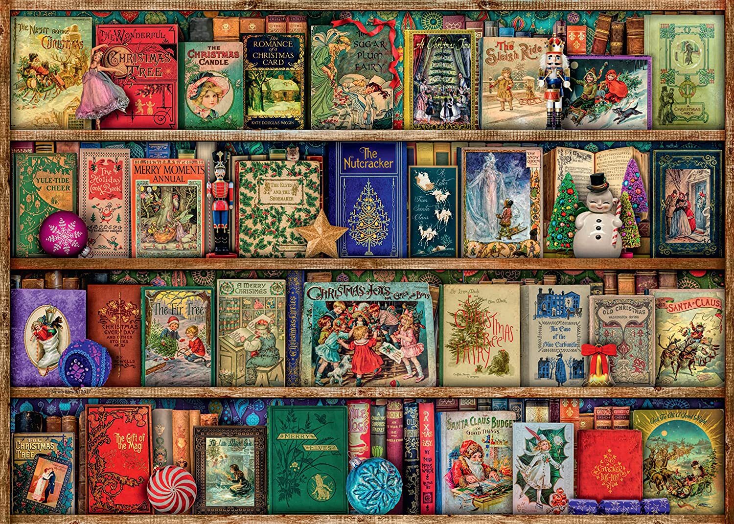 Aimee Stewart The Christmas Library 1000 Piece Puzzle