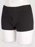 Packer Gear Strap-On Harness Boxer Shorts with Vibe Pocket