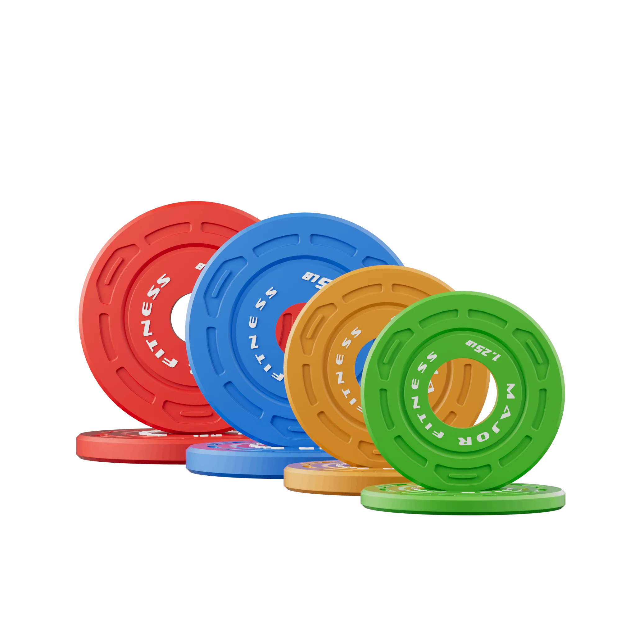 Major Fitness Color Change Plates 1.25LB-10LB Set