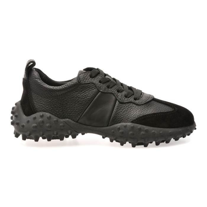 Pantofi sport EPICA negri, 589A406, din piele naturala