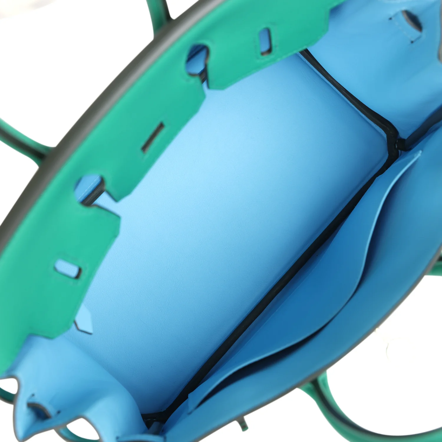 Hermes Birkin 25 Vert Vertigo Verso Swift Palladium Hardware