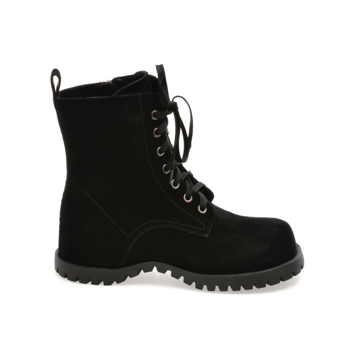 Ghete GRYXX negre, 2559, din piele intoarsa