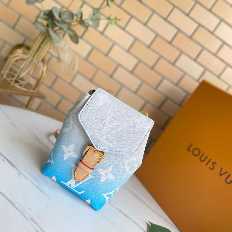 Louis Vuitton Tiny Backpack M45764 Pink/Blue